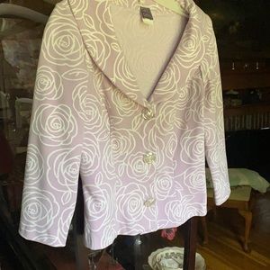 Lilac and white jacket